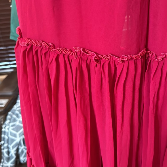 Beautiful Burgandy Palazzo Pants - Picture 4 of 9